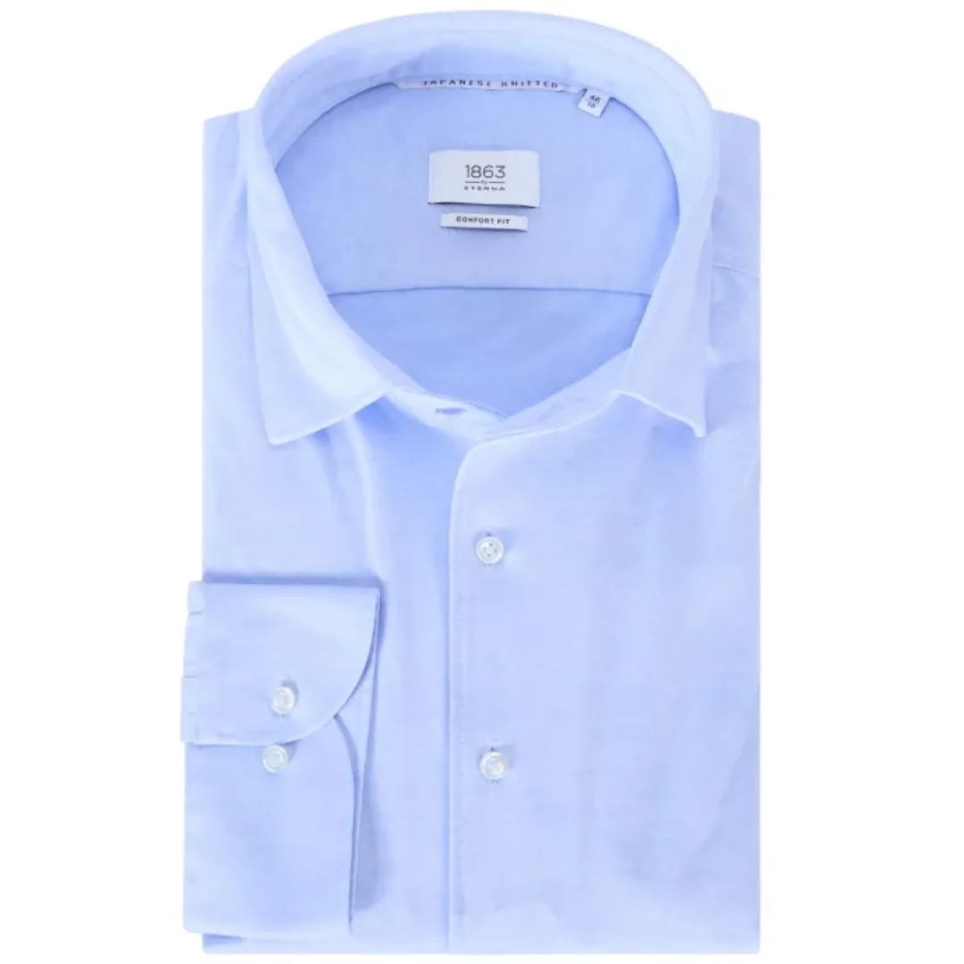 ETERNA Businesshemd aus Jersey, langarm, bügelfrei günstig online kaufen