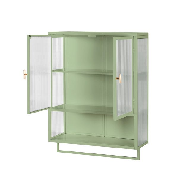 OKWISH Hängeschrank Wandmontierte 60CM Wandschrank mit Flügeltüren und Rega günstig online kaufen