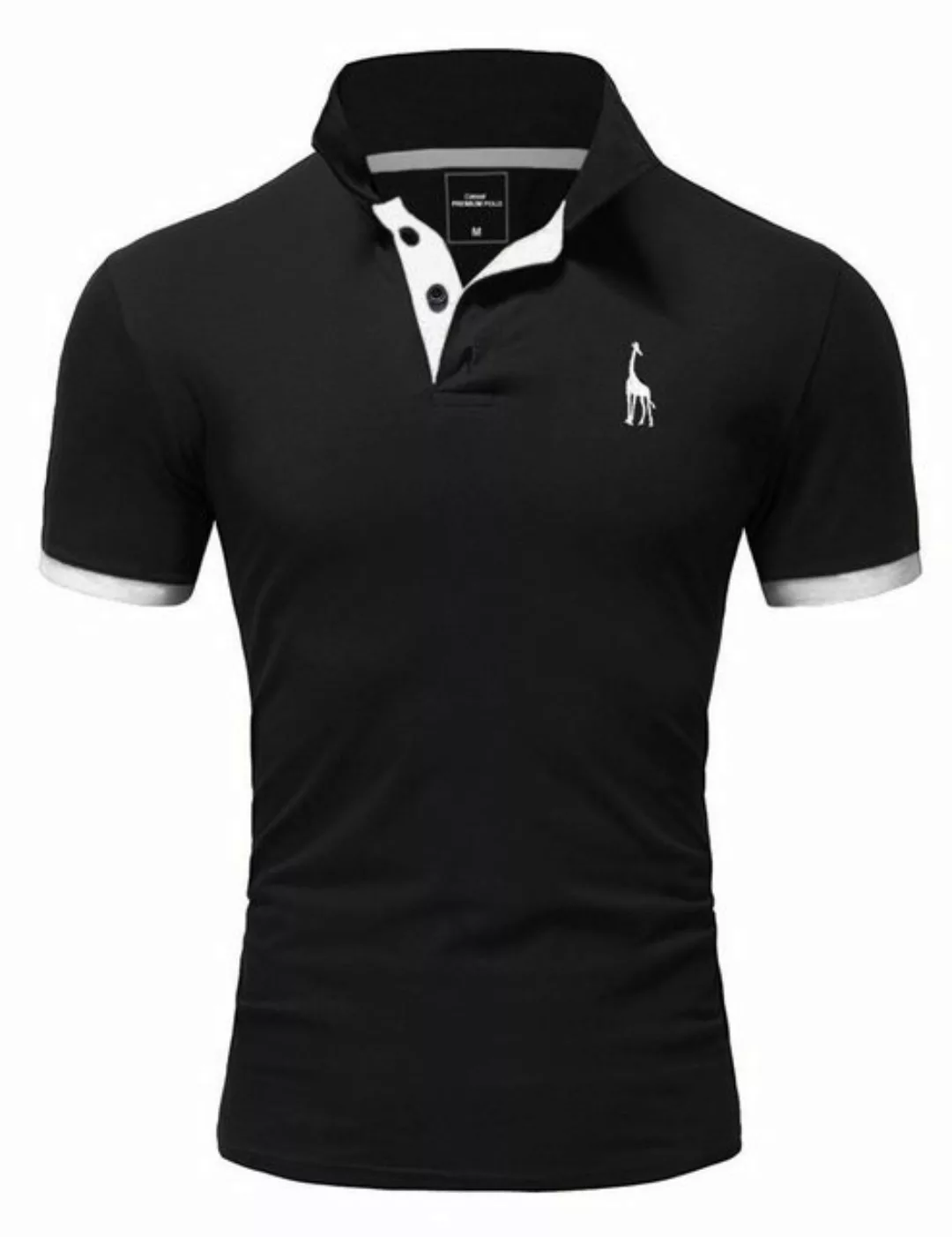 REPUBLIX Poloshirt JOSEPH Herren Basic Kurzarm Kontrast Polo Hemd günstig online kaufen