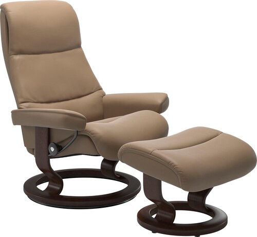 Stressless Fußhocker "View", mit Classic Base,Gestell Braun günstig online kaufen