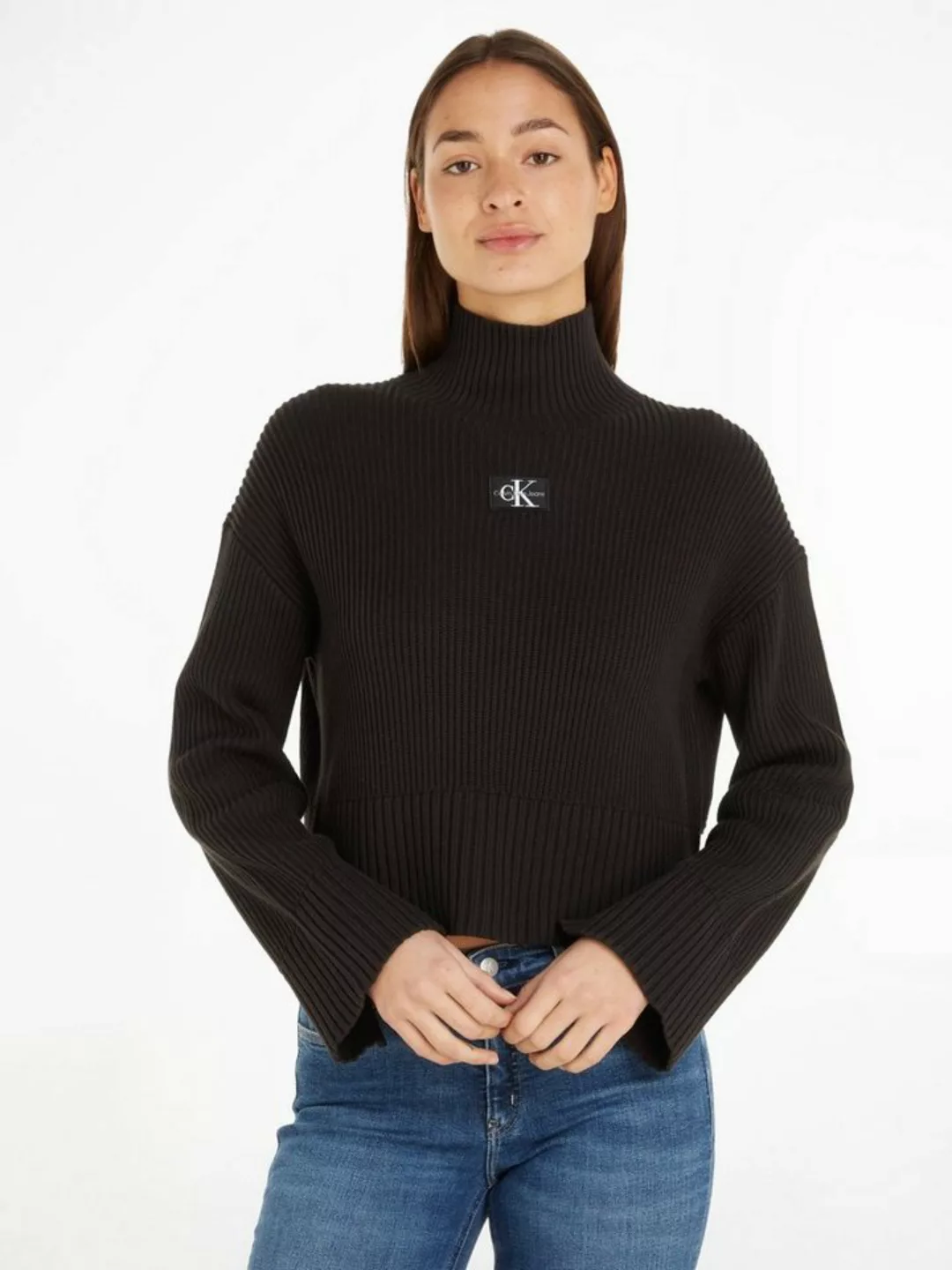 Calvin Klein Jeans Rollkragenpullover günstig online kaufen