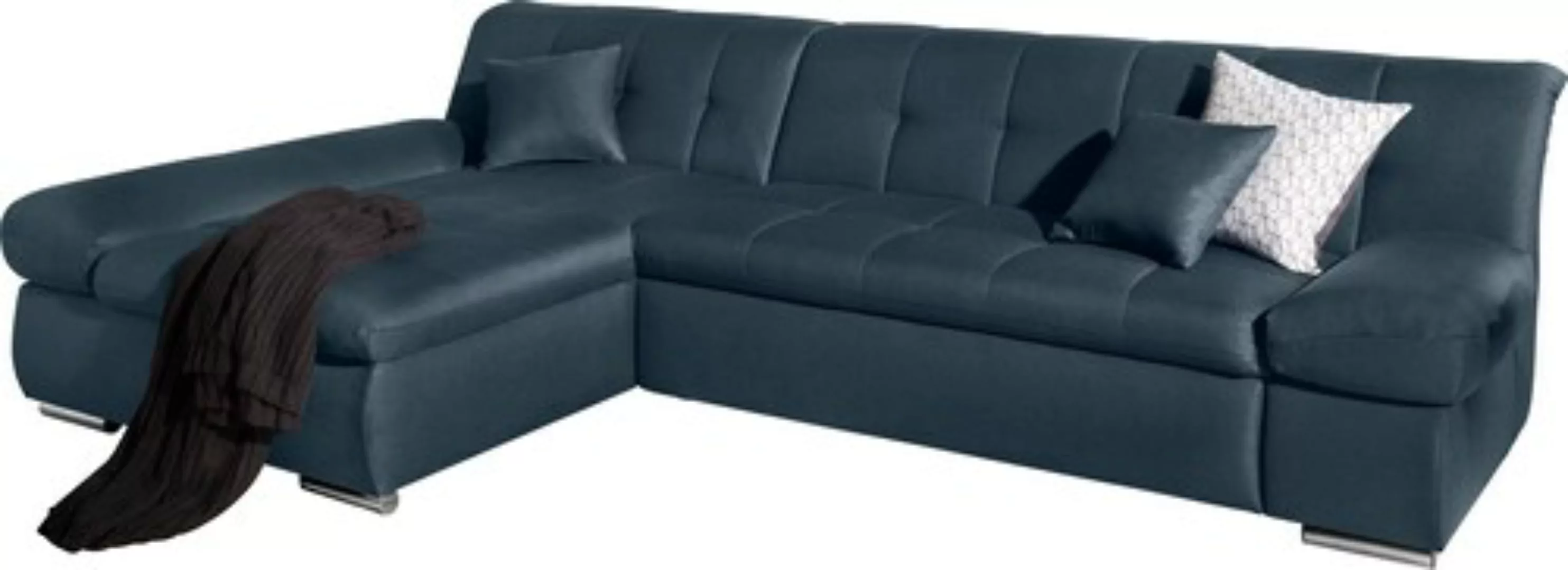 DOMO collection Ecksofa »Mona L-Form«, wahlweise mit Bettfunktion günstig online kaufen