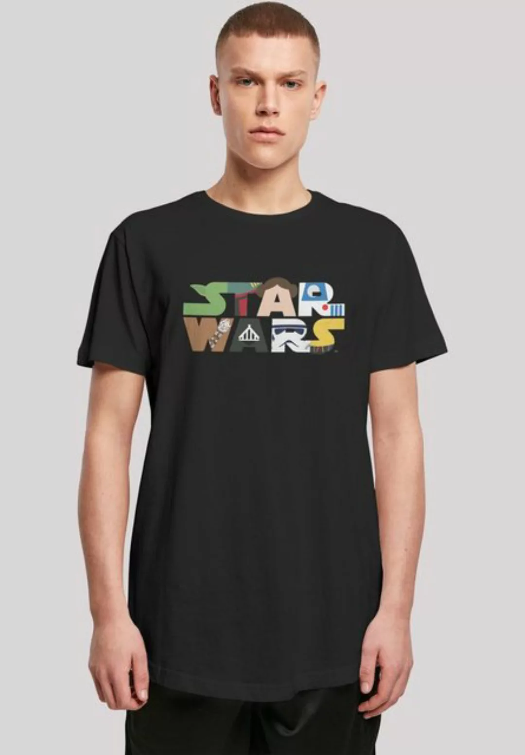 F4NT4STIC T-Shirt Star Wars Character Logo Print günstig online kaufen