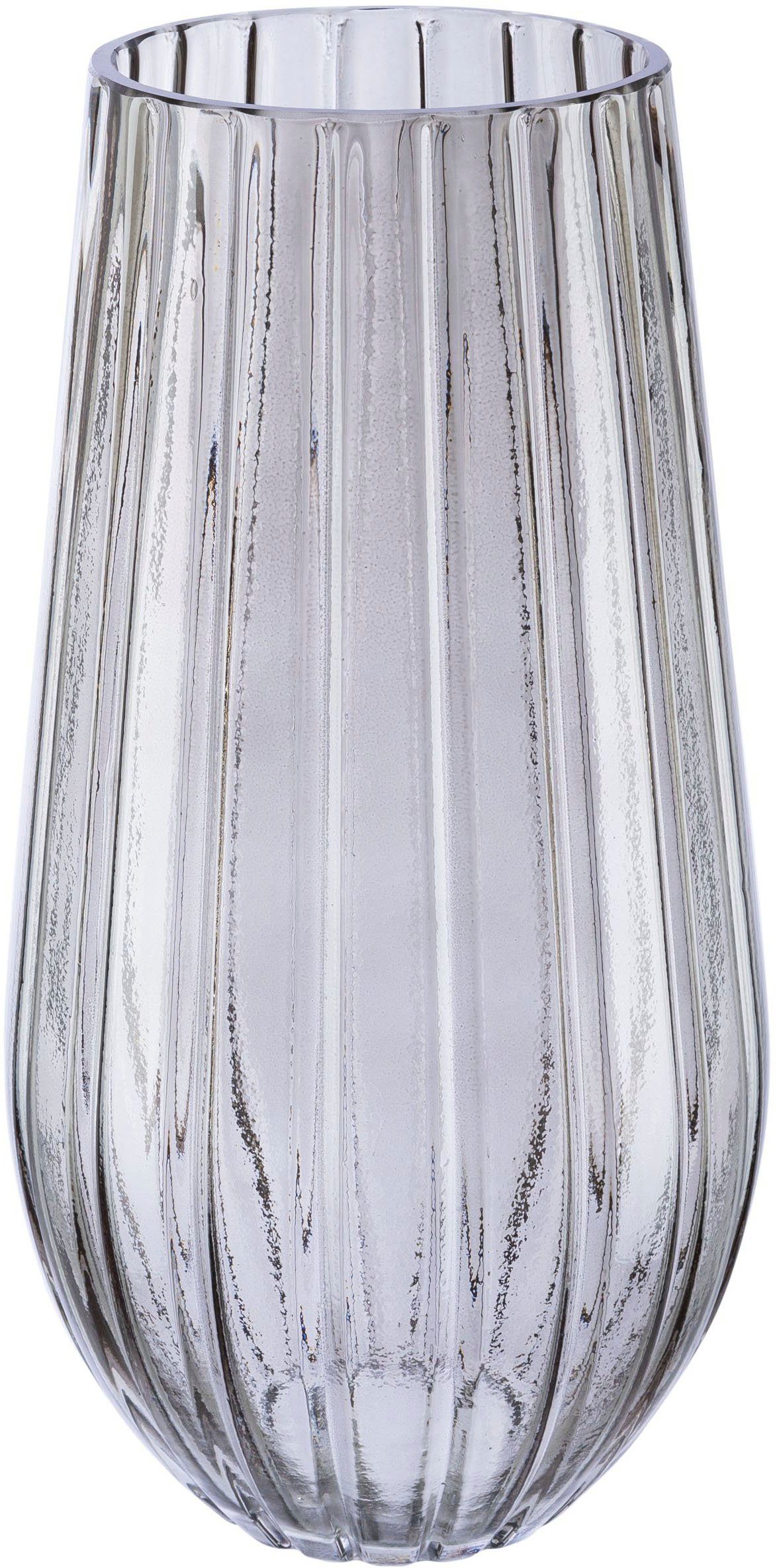 OTTO home Tischvase "Adella mit Reliefoberfläche", (1 St.), Blumenvase mit günstig online kaufen