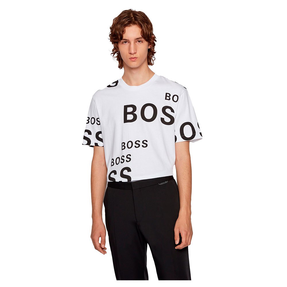 Boss Tiburt Kurzärmeliges T-shirt M White günstig online kaufen