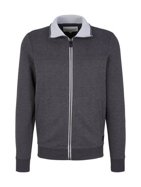 TOM TAILOR Sweatshirt dunkel-grau regular fit (1-tlg., keine Angabe) günstig online kaufen