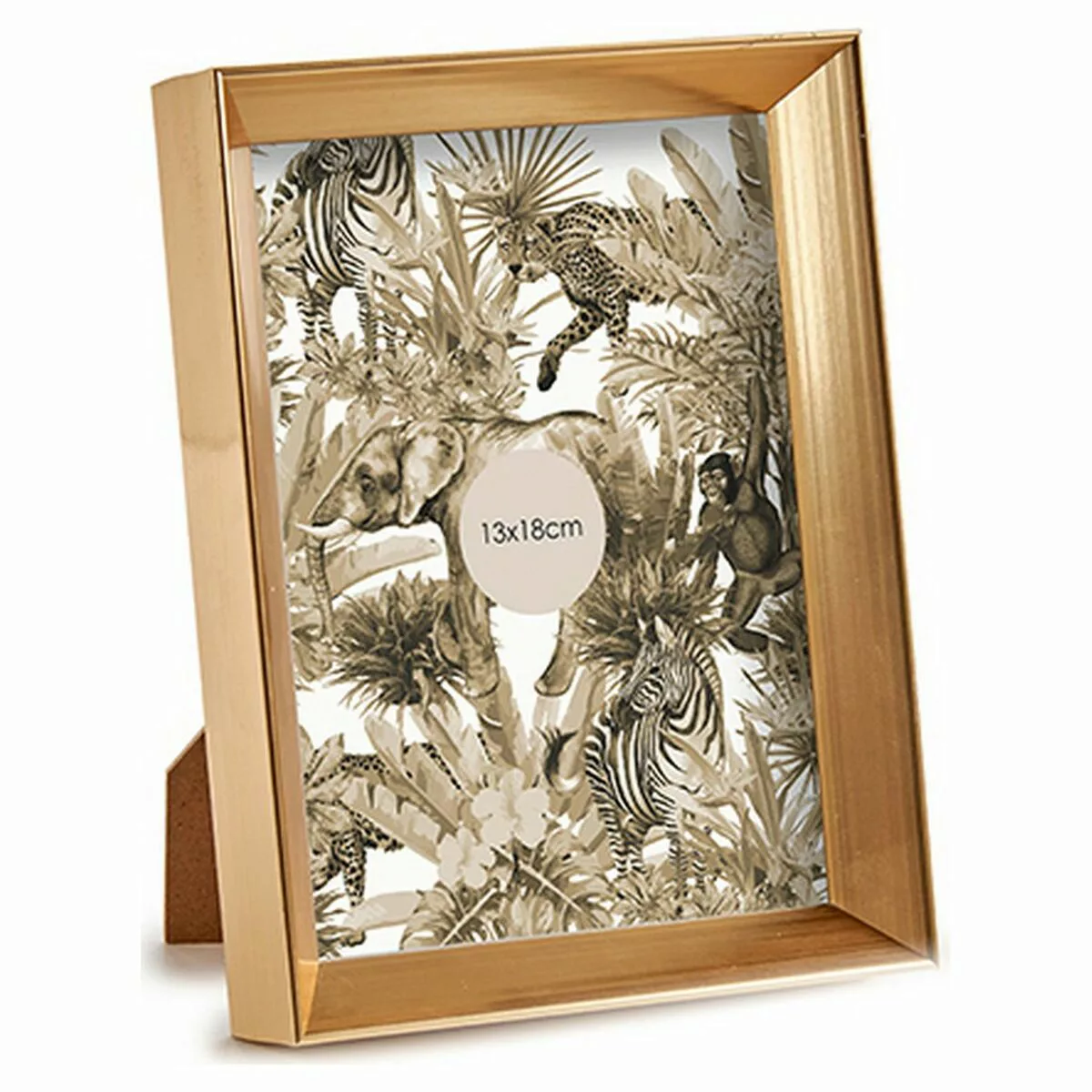 Fotorahmen Golden Kunststoff Glas (15,3 X 3,3 X 20,3 Cm) (13 X 18 Cm) günstig online kaufen