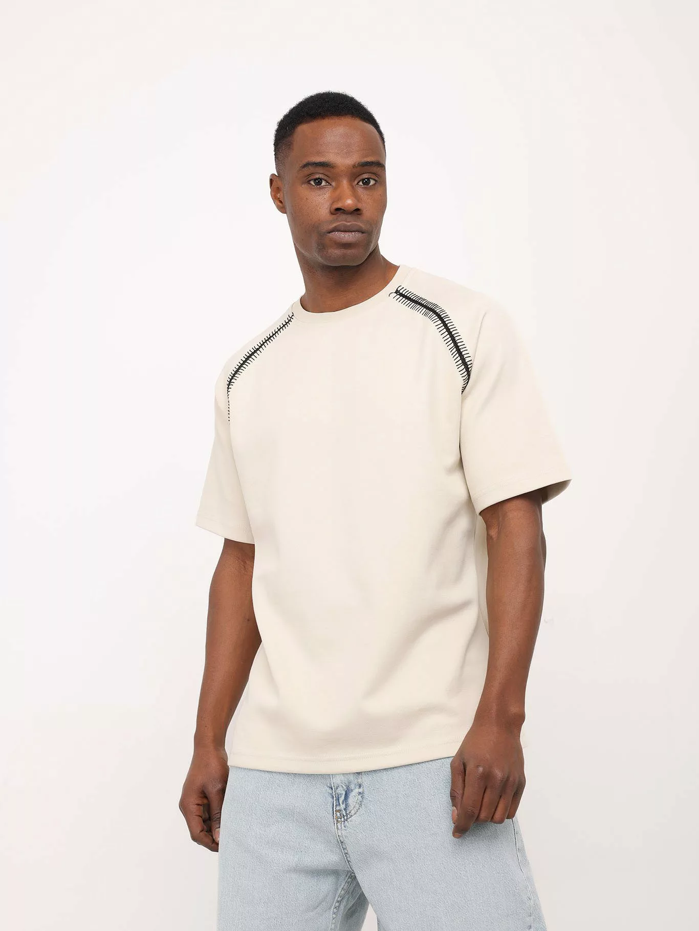 Denim House T-Shirt Lässiges Herren Regular günstig online kaufen
