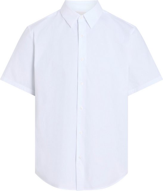 Calvin Klein Kurzarmhemd "SS SOLID STRETCH CLASSIC SHIRT", in Unifarbe günstig online kaufen