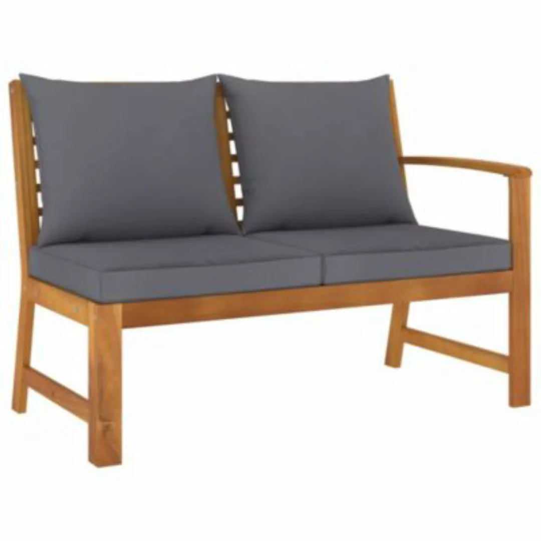 vidaXL 5-tlg. Garten-Lounge-Set mit Auflagen Massivholz Akazie Gartenmöbel- günstig online kaufen
