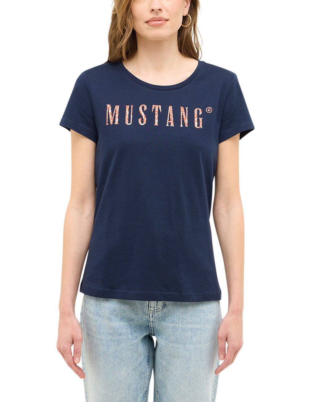 MUSTANG Kurzarmshirt "Damen Style Alma" günstig online kaufen