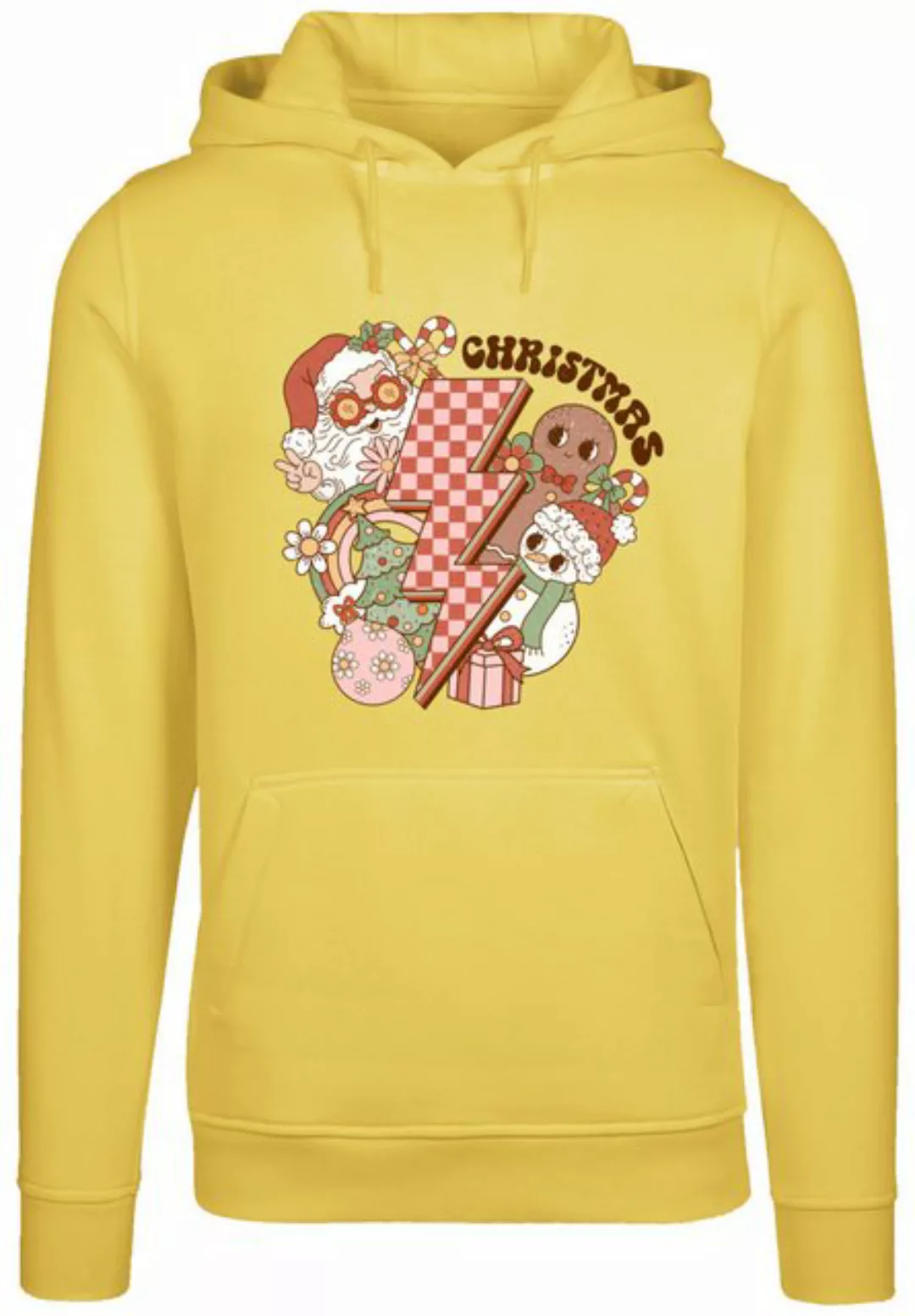 F4NT4STIC Kapuzenpullover "Groovy Christmas Flash Cozy Vibes", Premium Qual günstig online kaufen