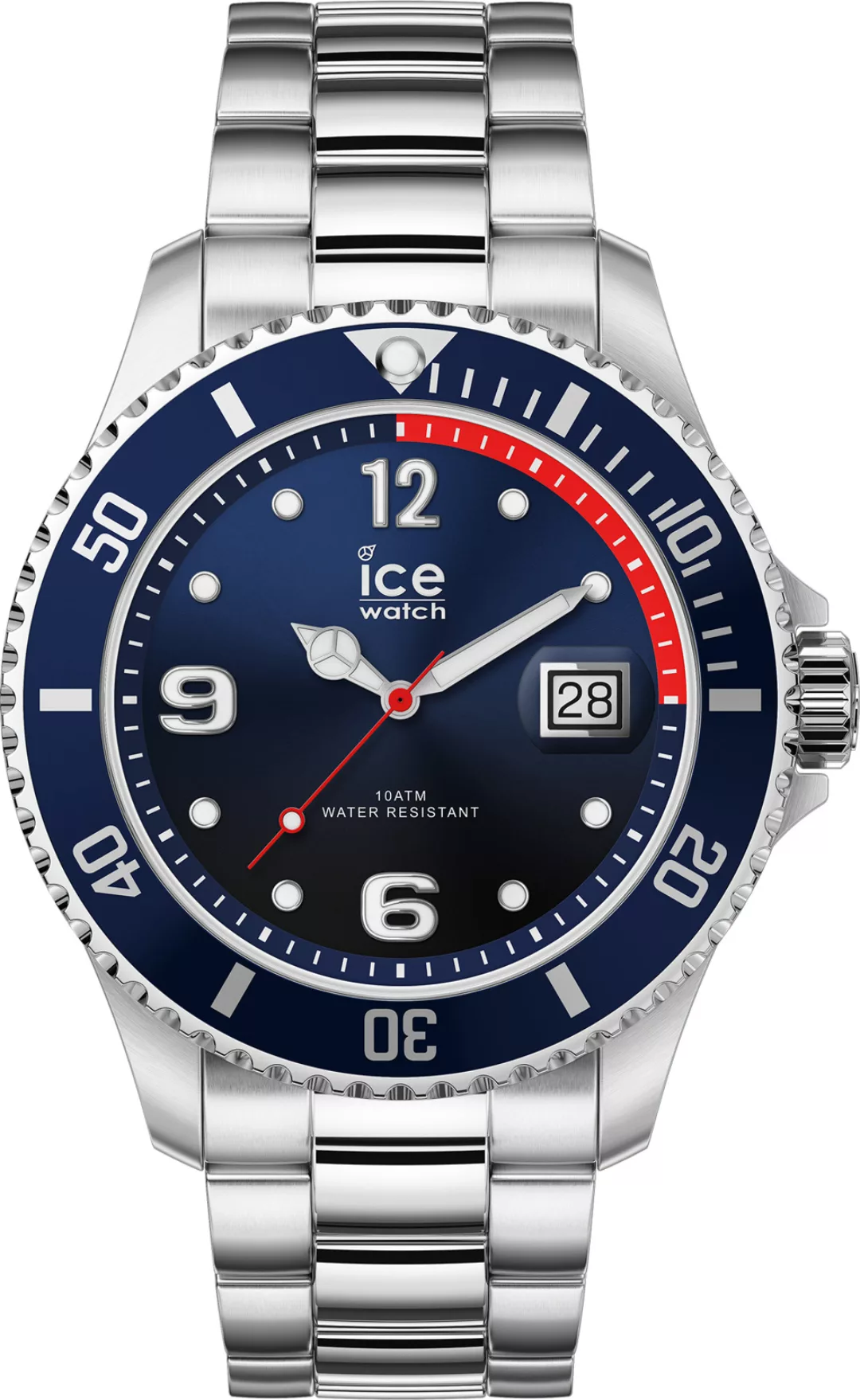 Ice Watch Ice steel - Marine silver - XL 017324 Herrenuhr günstig online kaufen