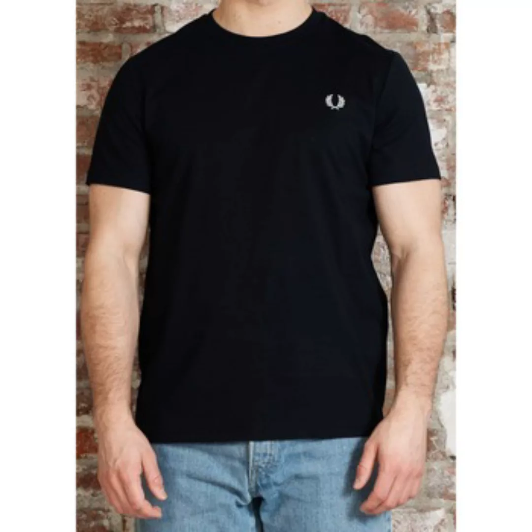 Fred Perry  T-Shirts & Poloshirts Rear powder laurel graphic tee - navy günstig online kaufen