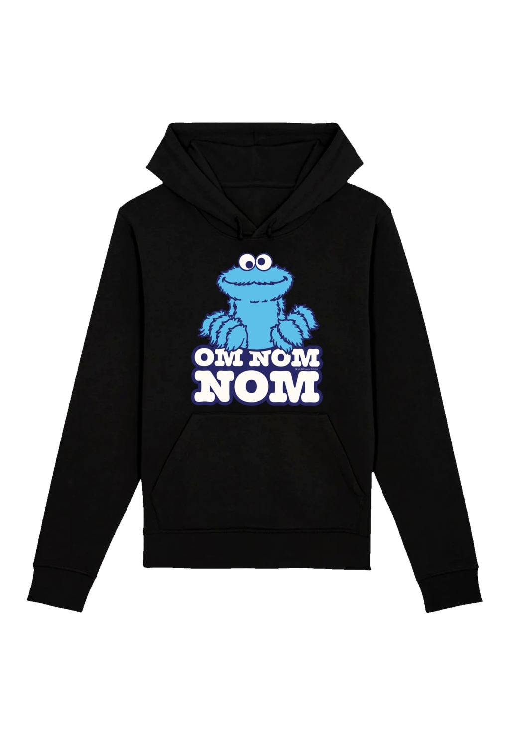 F4NT4STIC Kapuzenpullover "Sesamstraße Cookie Monster Nom Nom", Premium Qua günstig online kaufen