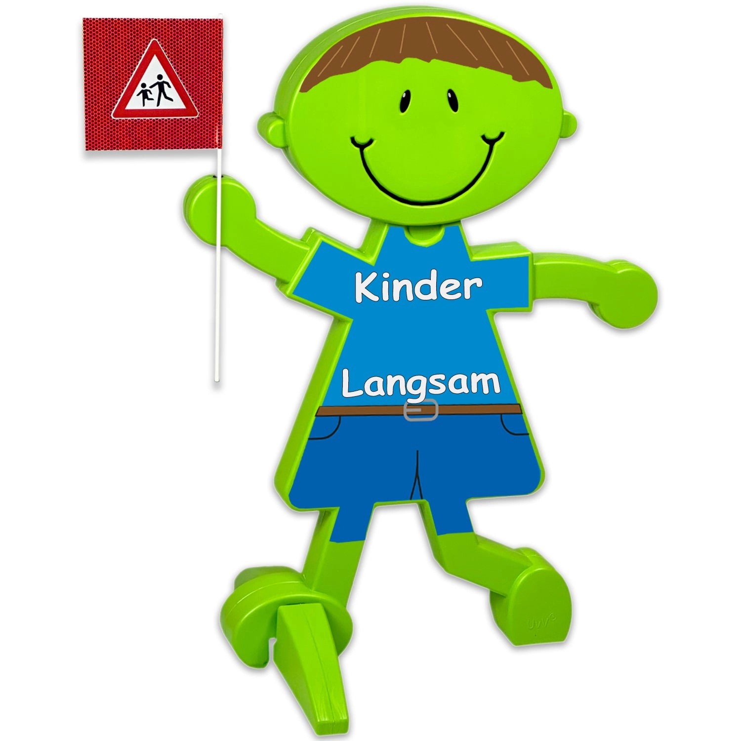 UvV 3D Warnschild Luca Brems Reflektierende Verkehrsfiguren Kinder Langsam günstig online kaufen