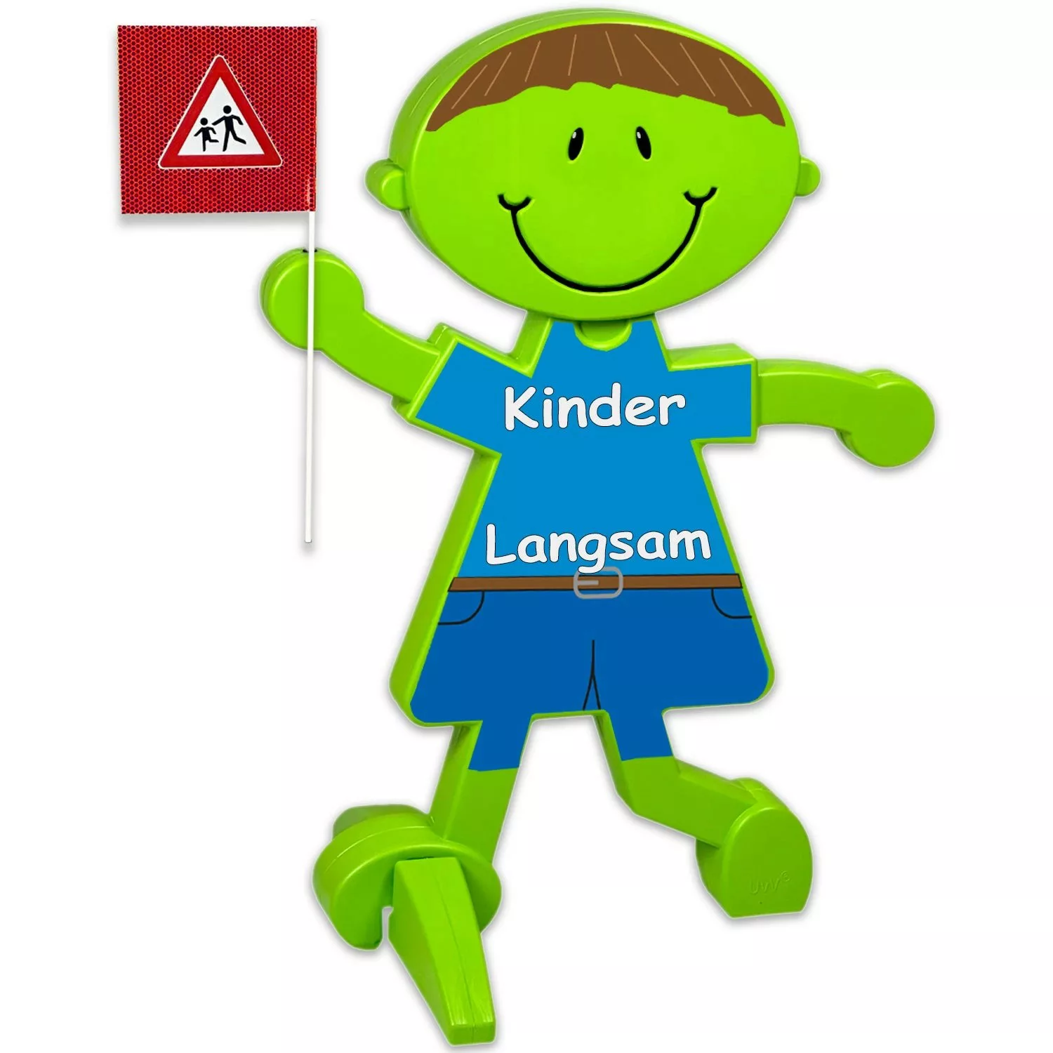 UvV 3D Warnschild Luca Brems Reflektierende Verkehrsfiguren Kinder Langsam günstig online kaufen