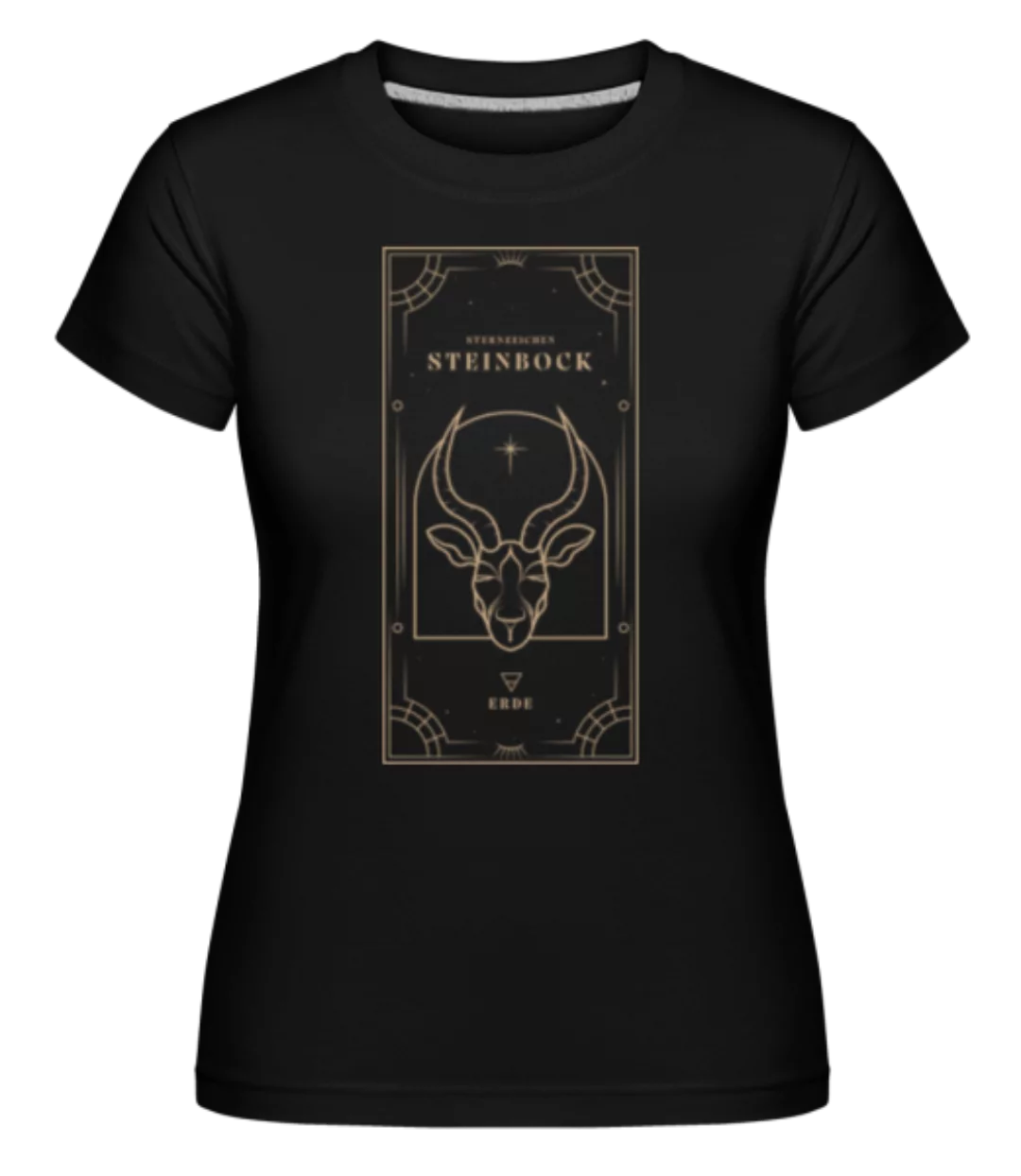 Art Deco Sternzeichen Steinbock · Shirtinator Frauen T-Shirt günstig online kaufen