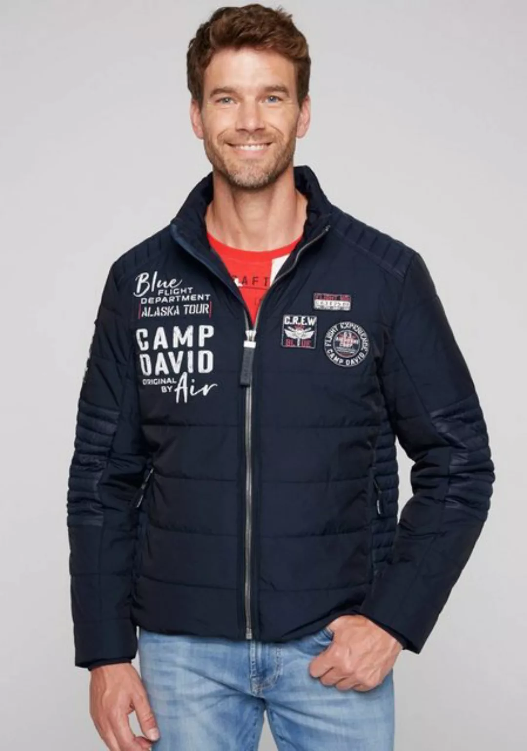 CAMP DAVID Outdoorjacke mit Windbreaker-Bündchen im Ärmel günstig online kaufen