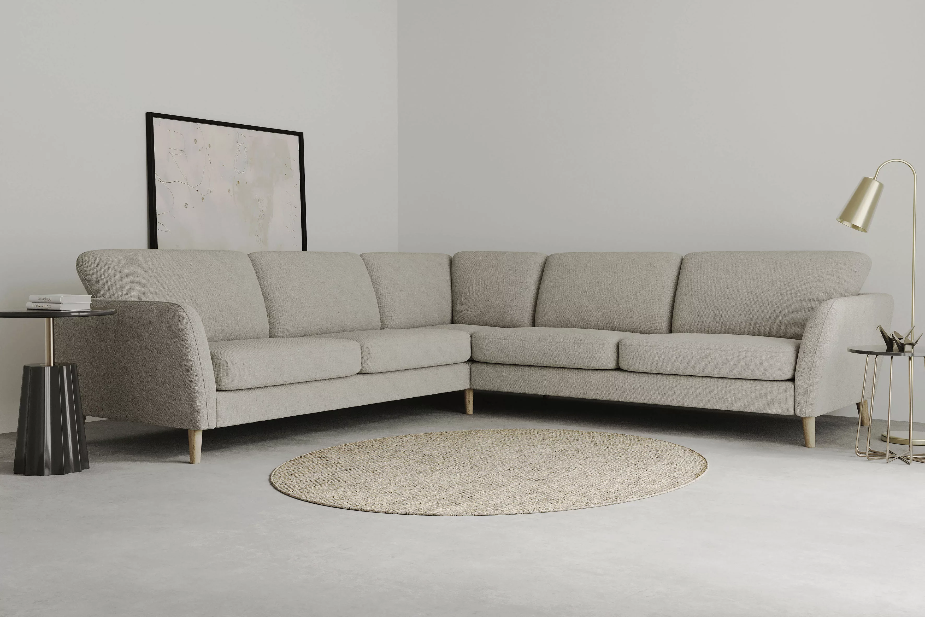 Home affaire Ecksofa »MARSEILLE 278/278 cm, L-Form,«, gleichschenklig, aus günstig online kaufen