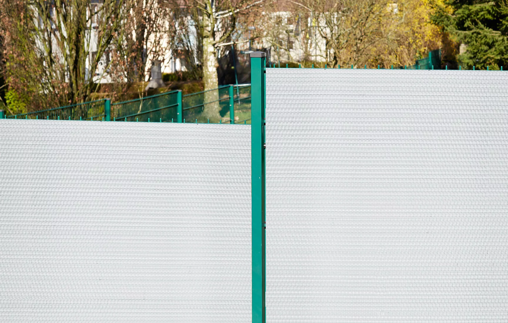Gartenfreude Sichtschutz Polyrattan Schutzmatte weiß günstig online kaufen