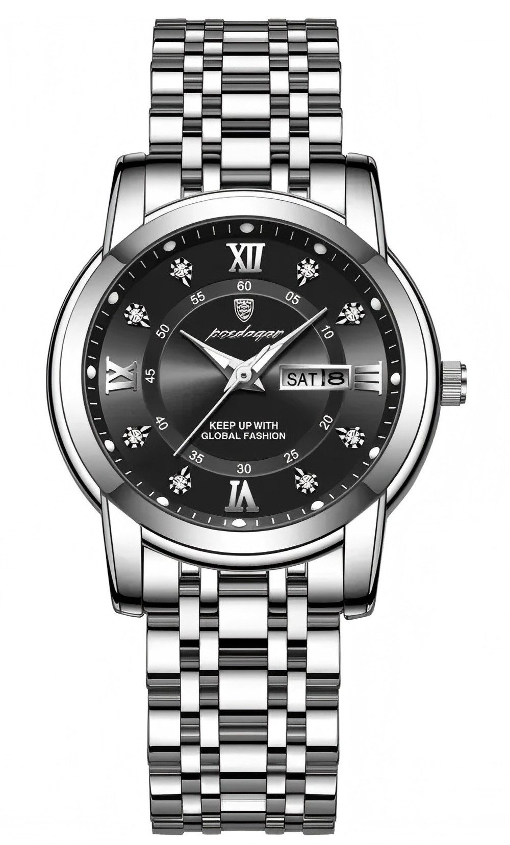 ibettertec Quarzuhr Quarzuhr, Edelstahl Uhr für günstig online kaufen