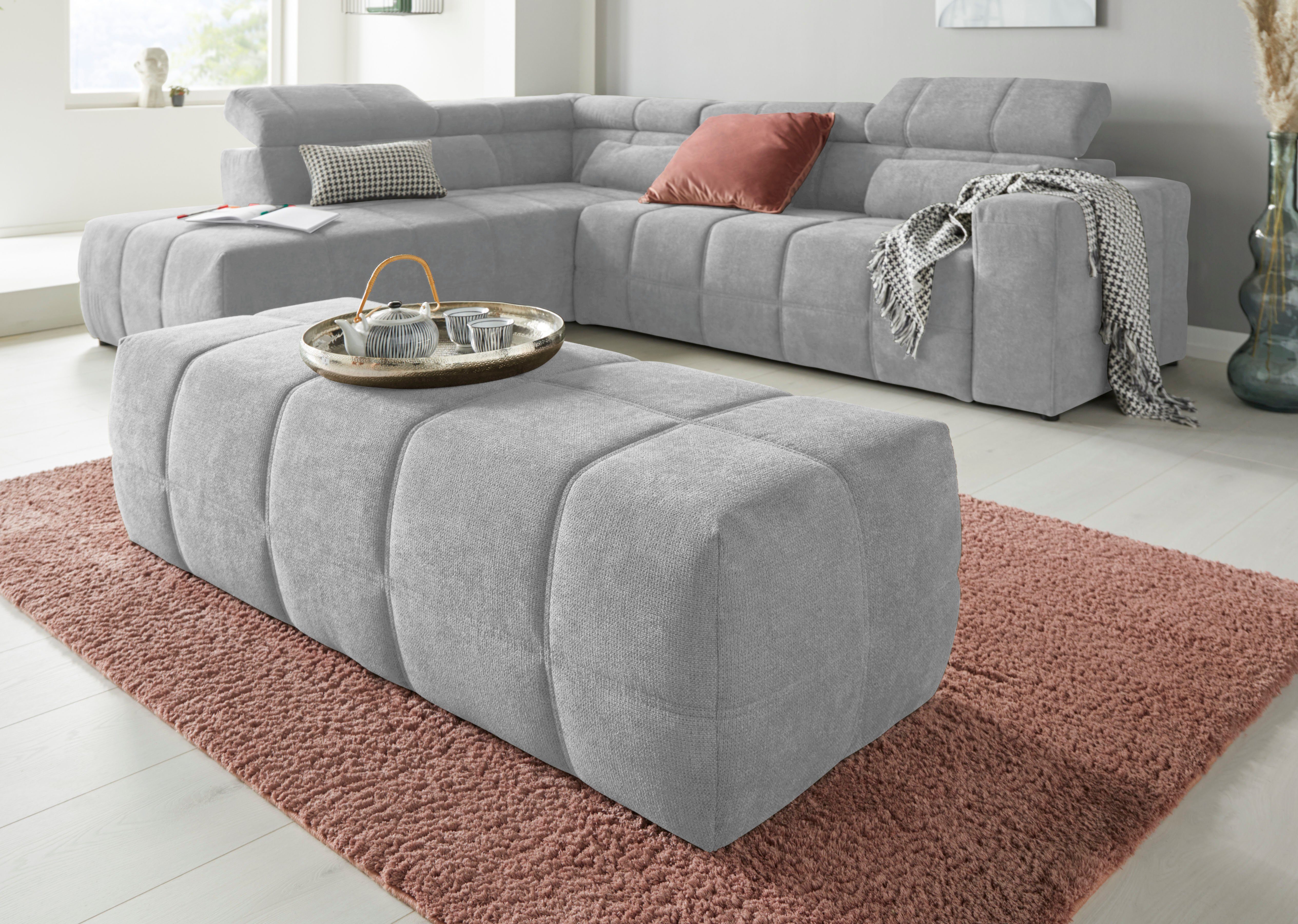 DOMO collection Hocker "Brandon", große Ausführung passend zu "Brandon" günstig online kaufen