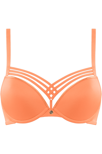 Dame De Paris Push Up Bh | Wired Padded Cantaloupe And Gold günstig online kaufen
