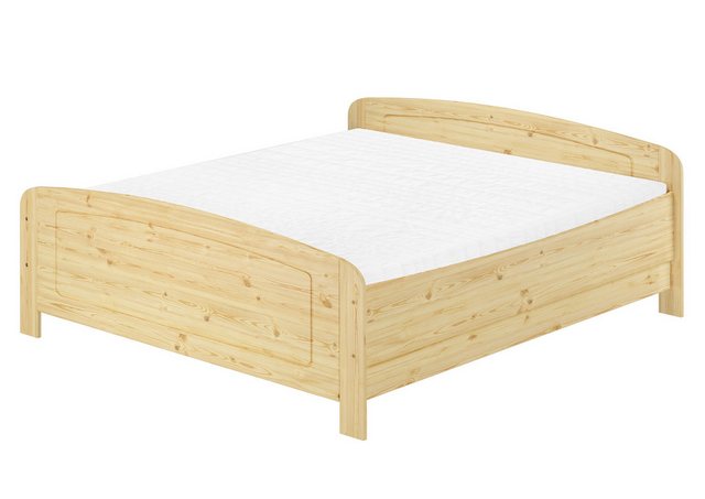 ERST-HOLZ Bett Seniorenbett hoher Sitz massiv Kiefer 180x200 Federholzrahme günstig online kaufen