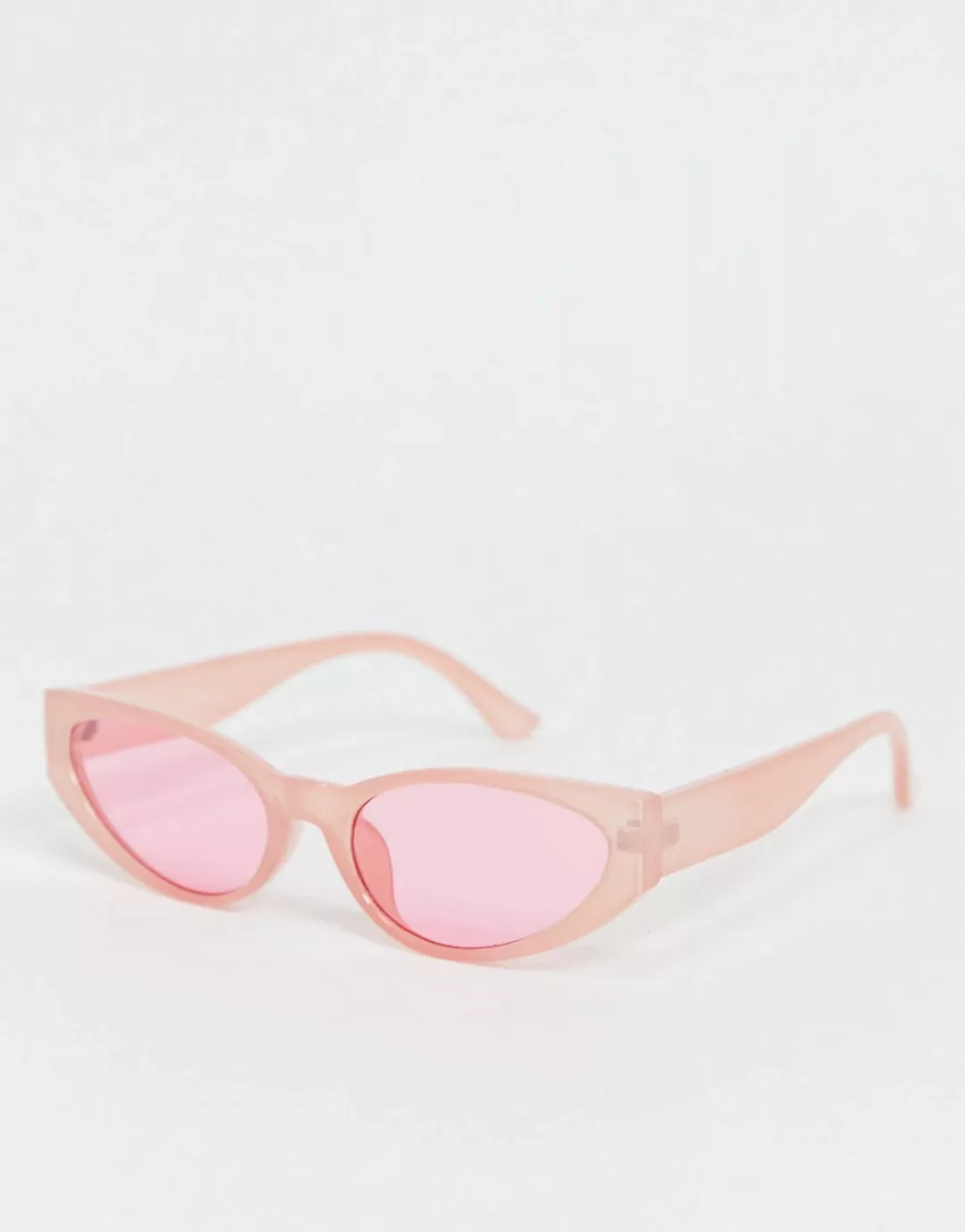 Madein. Schmale Katzenaugen-Sonnenbrille in Rosa günstig online kaufen