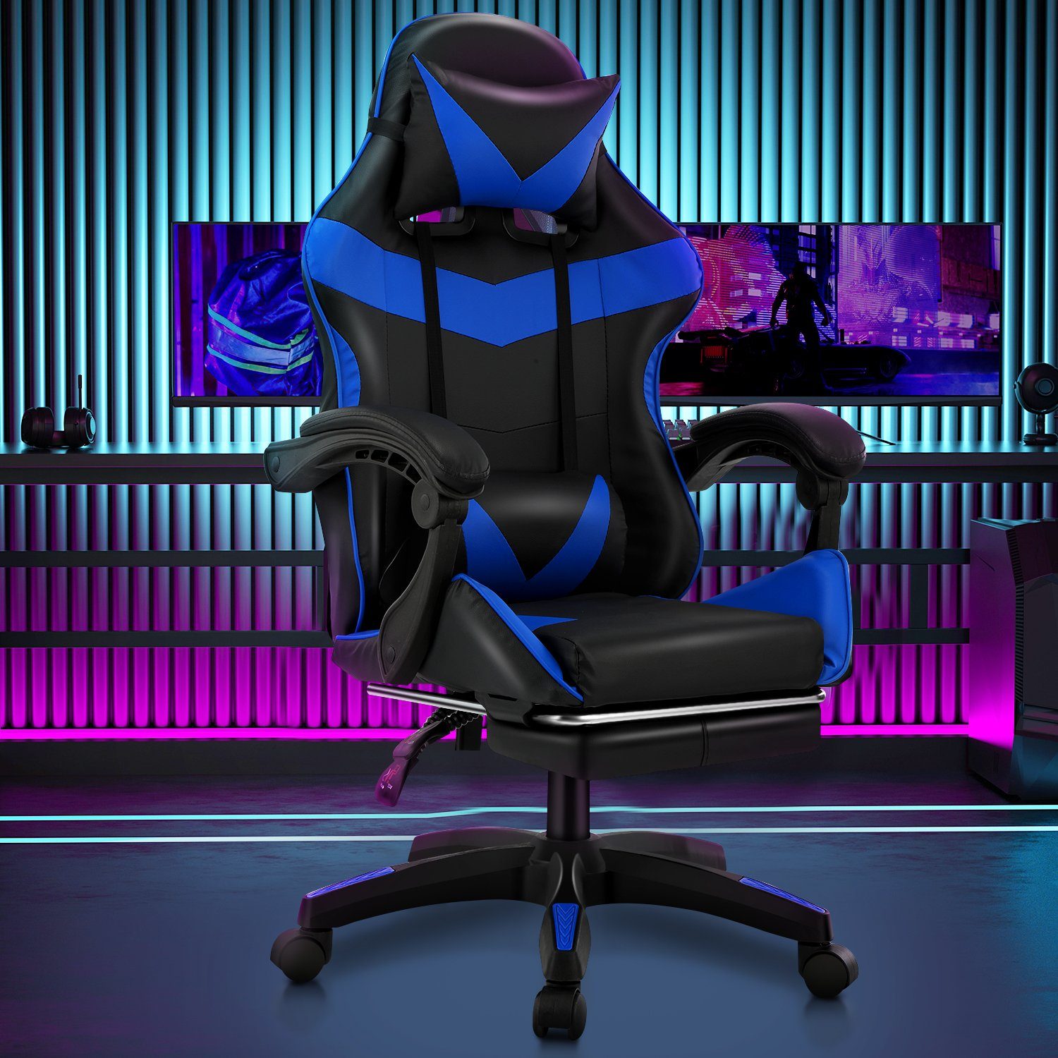 oyajia Gaming Chair Verstellbare Gaming-Stuhl, Ergonomischer günstig online kaufen