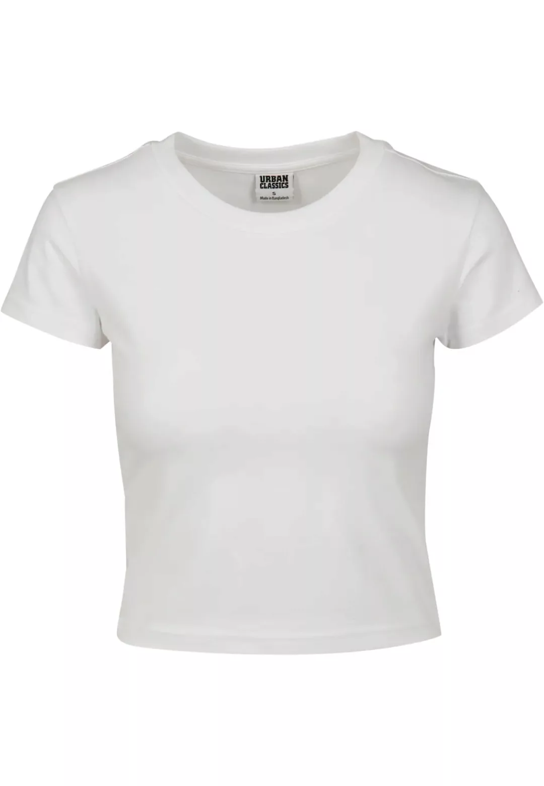 URBAN CLASSICS T-Shirt "Urban Classics Damen Ladies Stretch Jersey Cropped günstig online kaufen