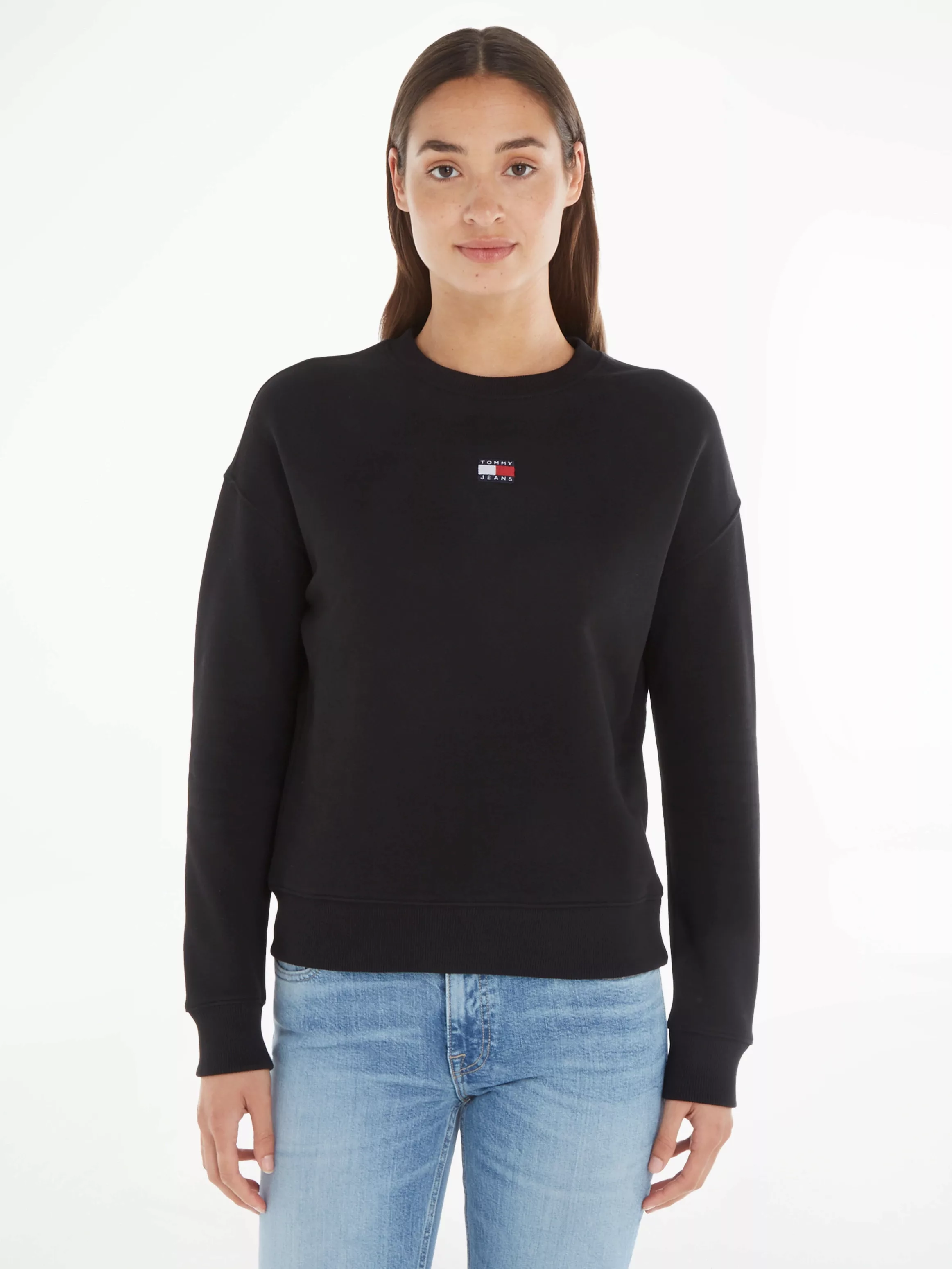 Tommy Jeans Sweatshirt, mit Dropshoulder-Design und Frontlogo günstig online kaufen