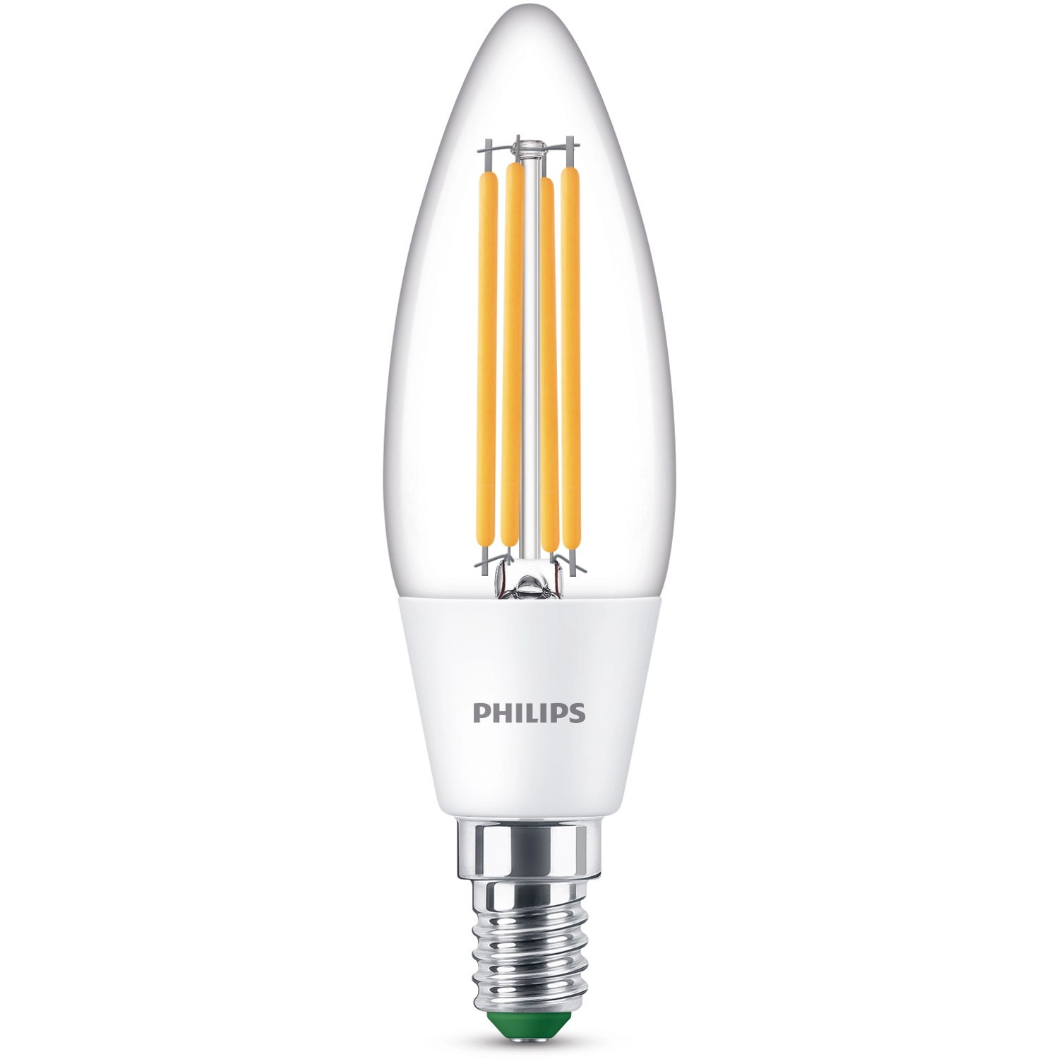 Philips LED-Leuchtmittel E14 Kerzenform 5,2 W 485 lm 12,5 x 3,5 cm (H x Ø) günstig online kaufen