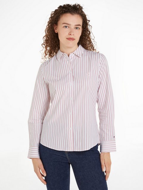 Tommy Hilfiger Hemdbluse STRIPE REGULAR SHIRT mit Streifendessin günstig online kaufen