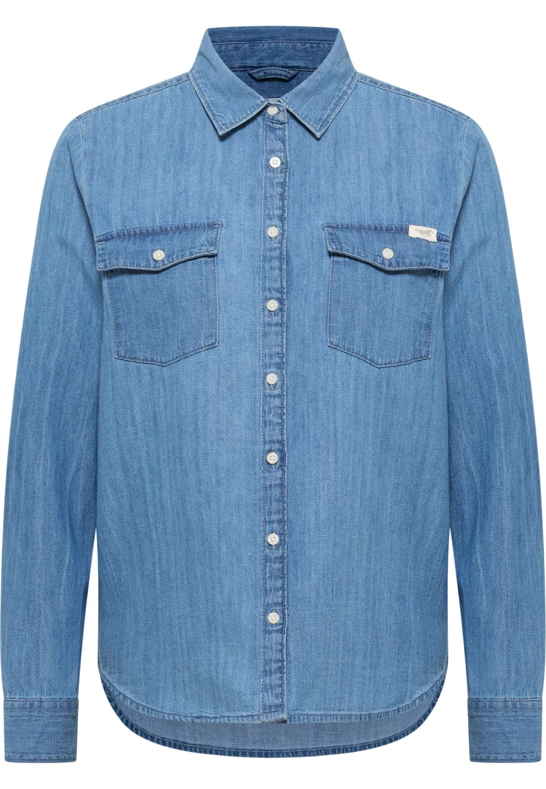 MUSTANG Hemdbluse "Damen Style Sedana Basic Shirt" günstig online kaufen