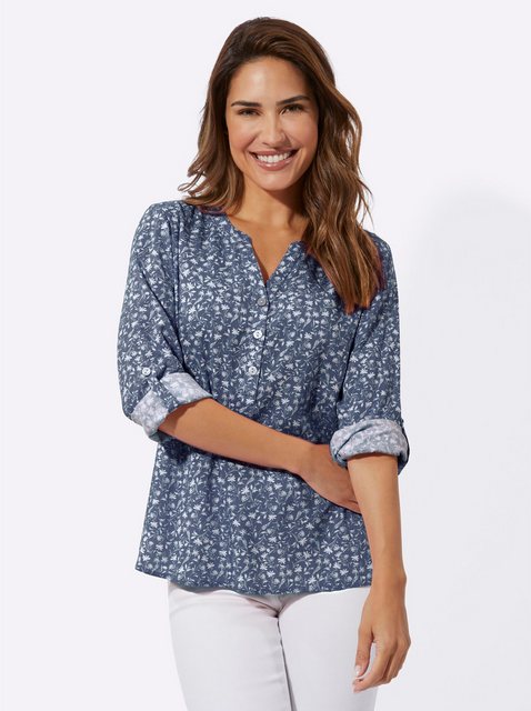 Sieh an! Klassische Bluse Langarm-Bluse günstig online kaufen