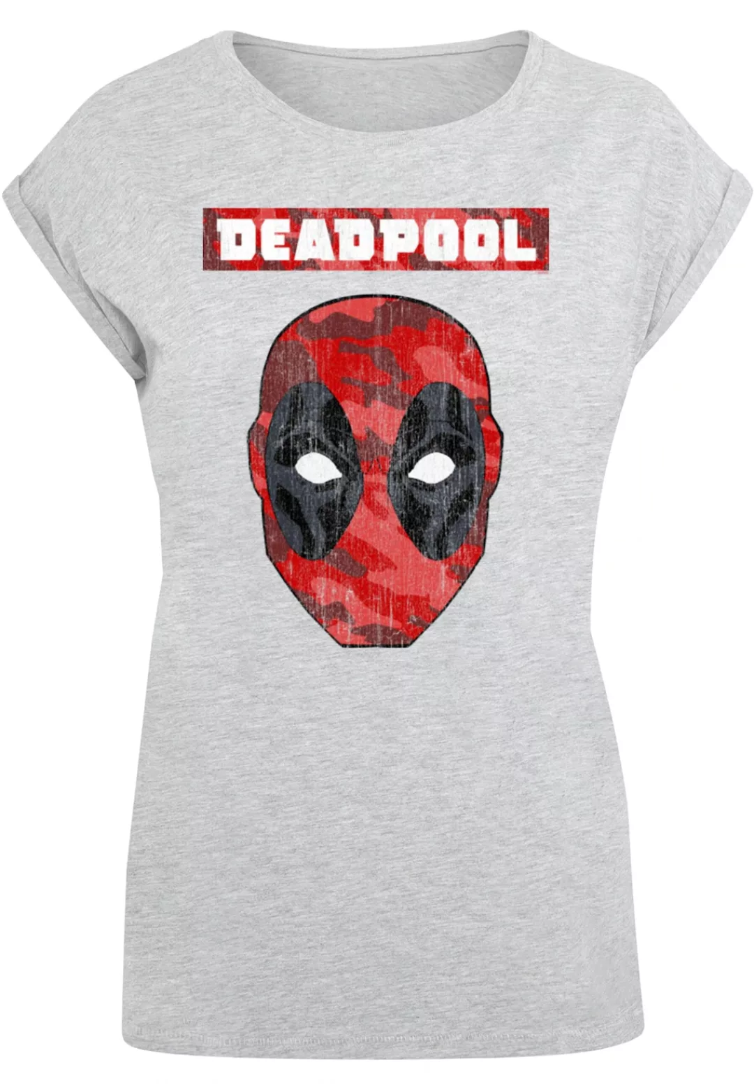 ABSOLUTE CULT T-Shirt "ABSOLUTE CULT Damen Ladies Deadpool - Camo Head T-Sh günstig online kaufen