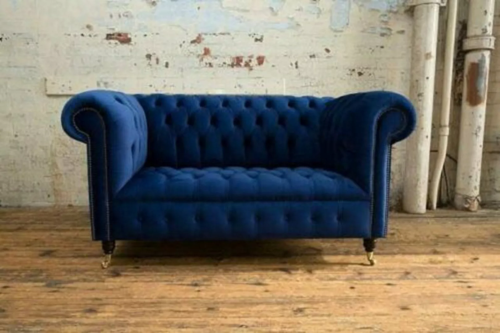 JVmoebel Sofa Hochwertige designer Textil Stoff Sofa Couch Chesterfield günstig online kaufen