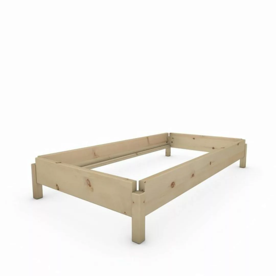 TUGA-Holztech Massivholzbett TUGA-Holztech Stapelbett Horst 70 cm x 140 cm günstig online kaufen