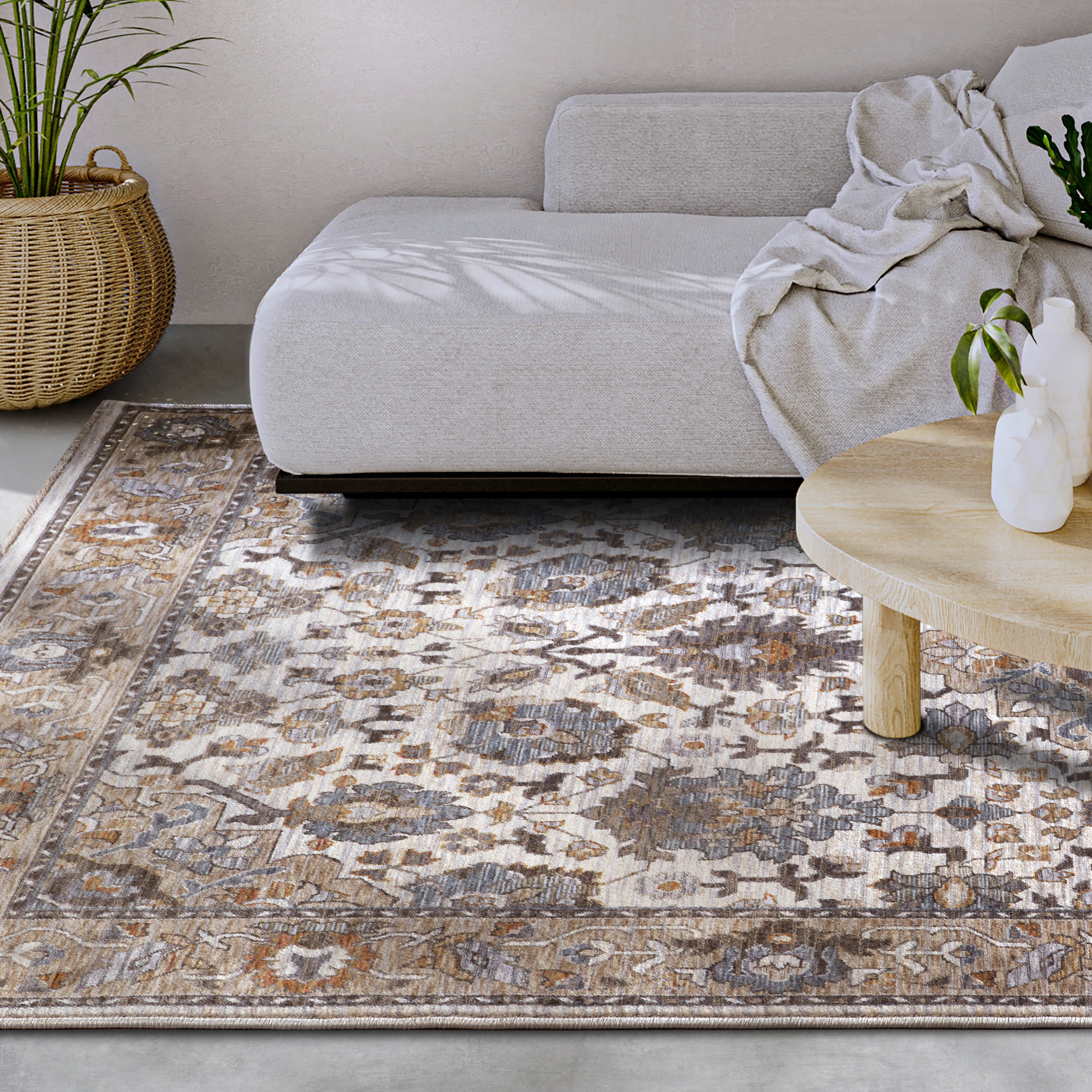 Villeroy & Boch Teppich »Egon«, rechteckig, 7 mm Höhe, Orientalisch, Franse günstig online kaufen