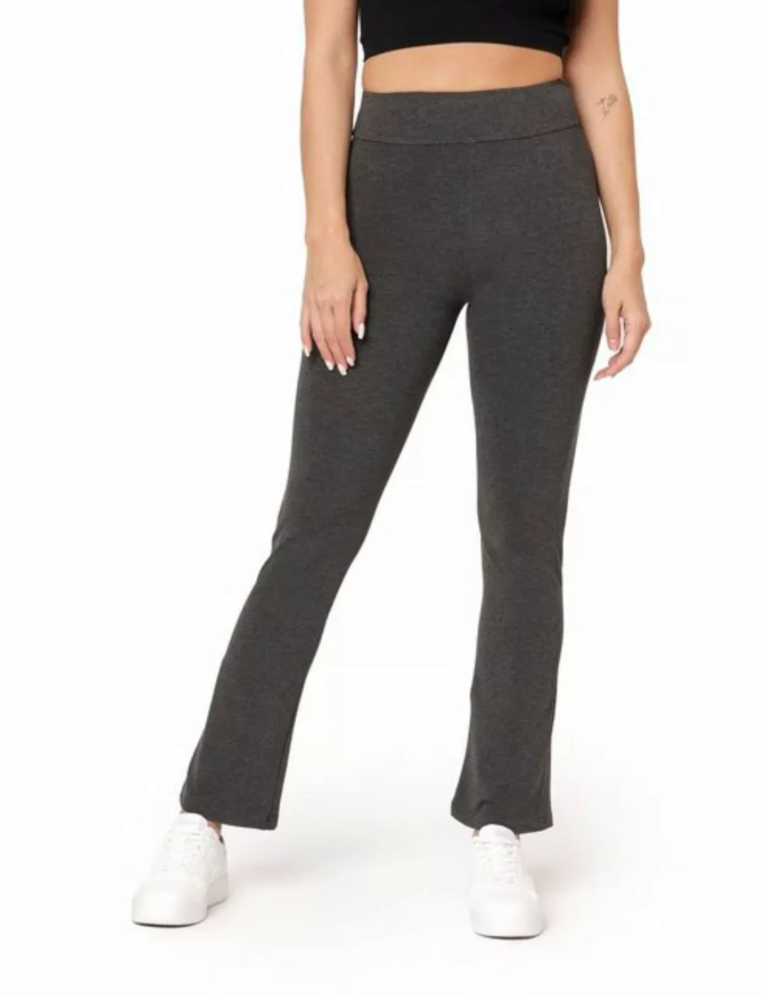 Bellivalini Leggings Damen Yogahose Jogginghose Flare Hose BLV50-277 (1-tlg günstig online kaufen