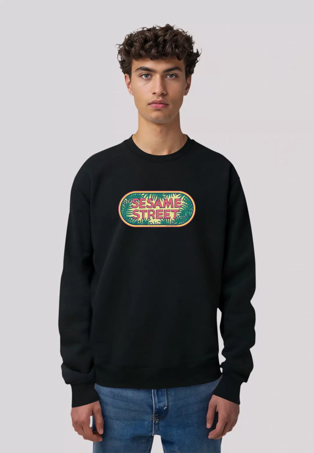 F4NT4STIC Sweatshirt "Sesamstraße Jungle Logo", Premium Qualität,Nostalgie, günstig online kaufen