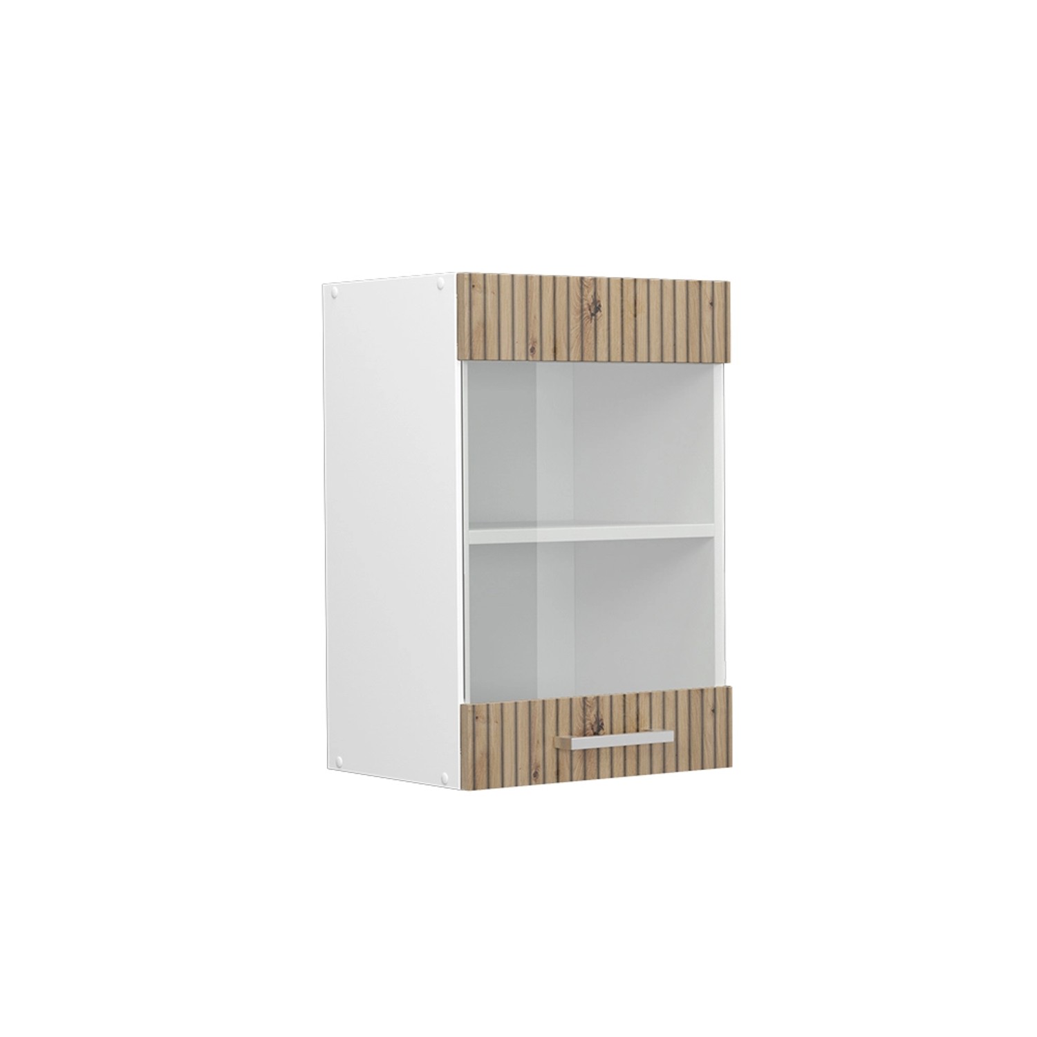 Vicco Glashängeschrank R-Line, Artisan-Eiche/Weiß, 40 cm günstig online kaufen