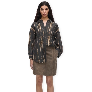 Rouge Edit  Blusen Alinine Print Shirt - Meteorite günstig online kaufen