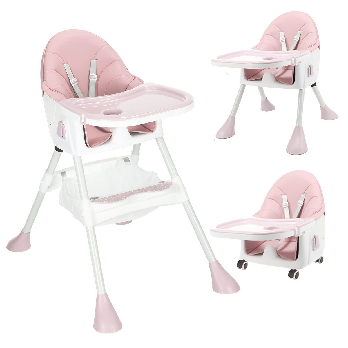 oyajia Kinderstuhl 3-in-1 Kinderstuhl, Kombistuhl, Babystuhl, günstig online kaufen