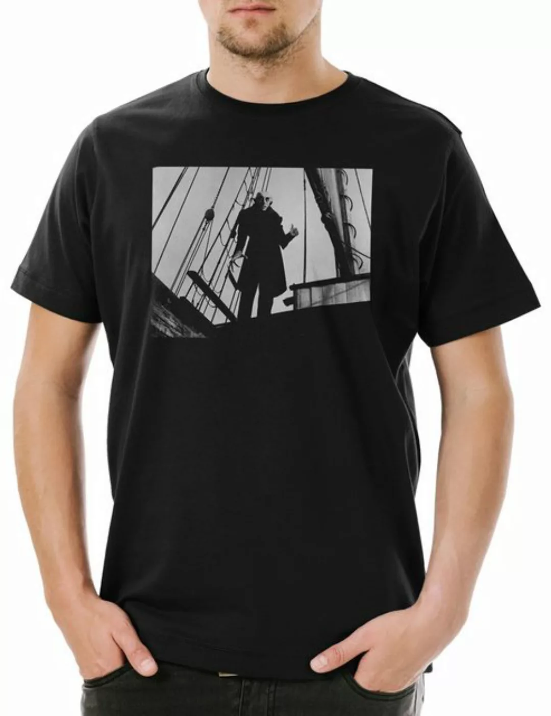 Urban Backwoods Print-Shirt Nosferatu Thumbs Up Herren T-Shirt Yesferatu Ma günstig online kaufen