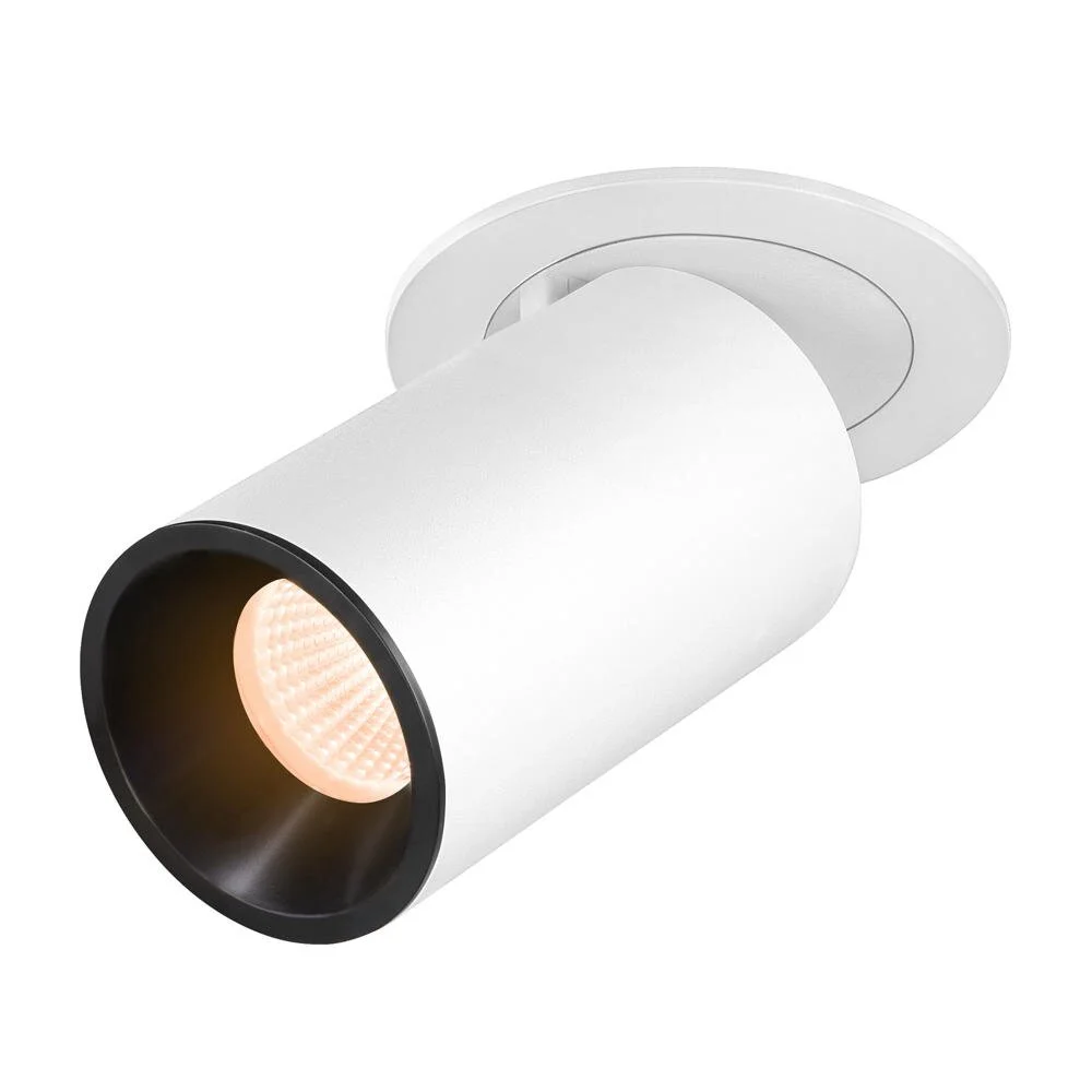 LED Deckeneinbauspot Numinos Projector M in Weiß und Schwarz 17,5W 1460lm 2 günstig online kaufen