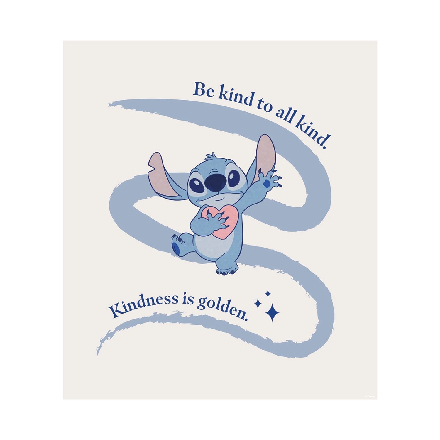 Komar Bild "Komar Wandbild- Stitch Kindness - Größe 30 x 40 cm", Disney, (1 günstig online kaufen