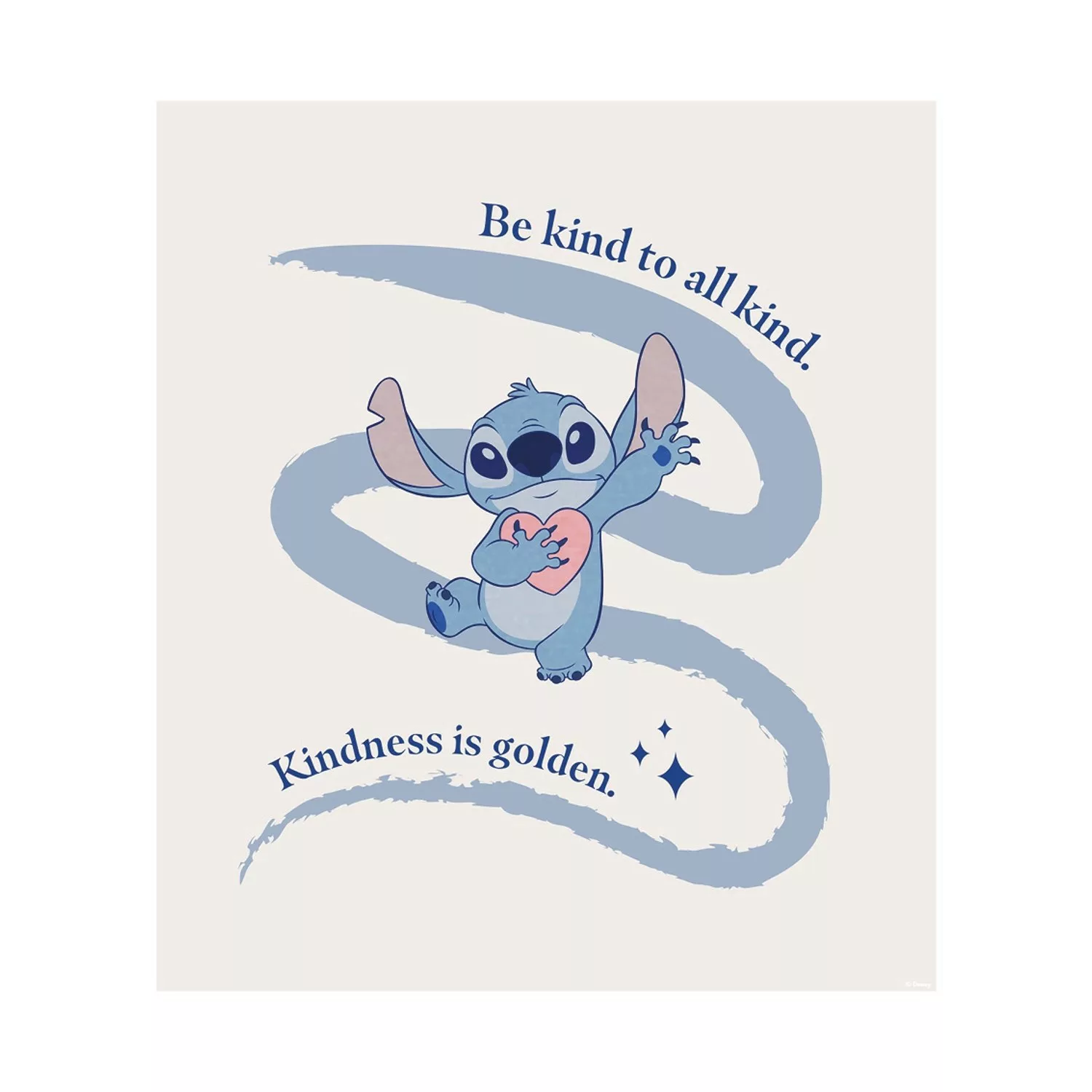 Komar Bild "Komar Wandbild- Stitch Kindness - Größe 30 x 40 cm", Disney, (1 günstig online kaufen